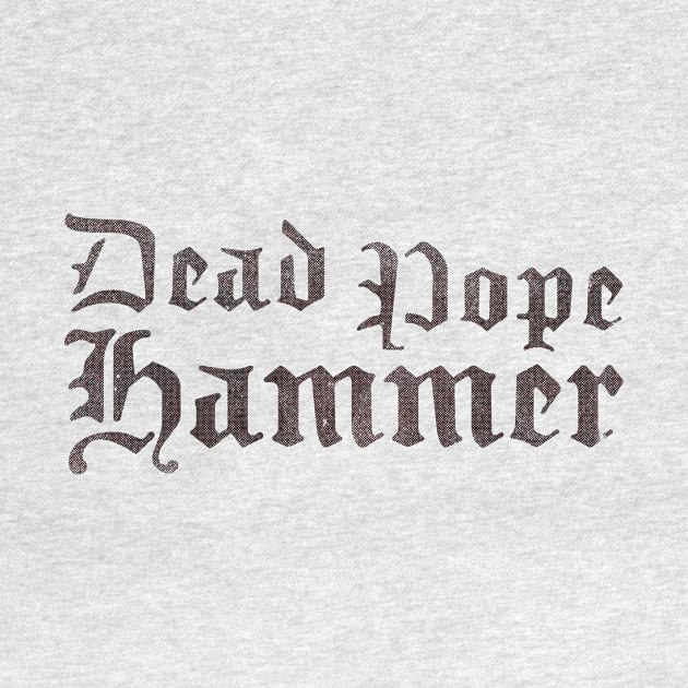 Dead Pope Hammer (black) by Surplusweird